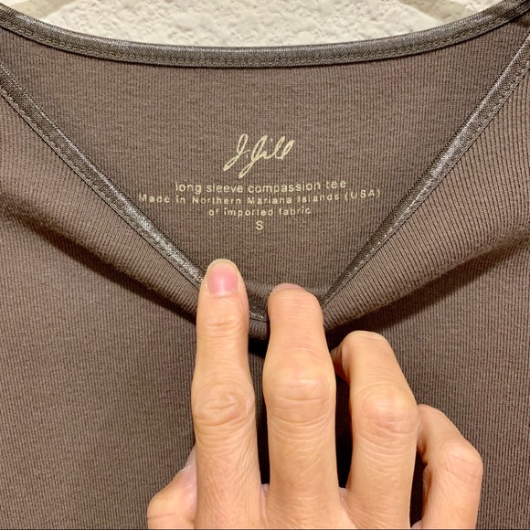 J.Jill Long Sleeve Compassion Tee - Picture 2 of 8